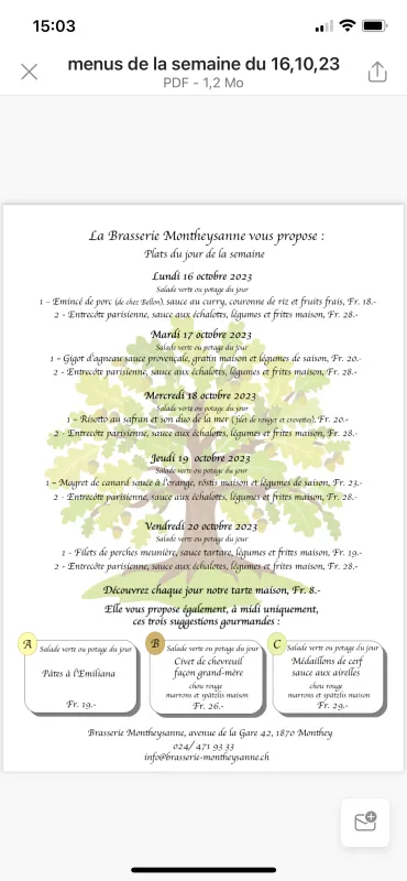 Émincé de porc de chez Bellon