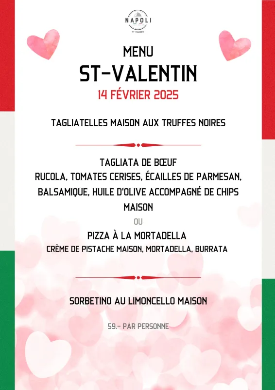 Menu Tagliata de bœuf, rucola, tomates cerises, éclats de parmesan, balsamique, huile d'olive, chips maison : Restaurant Pizzeria Napoli