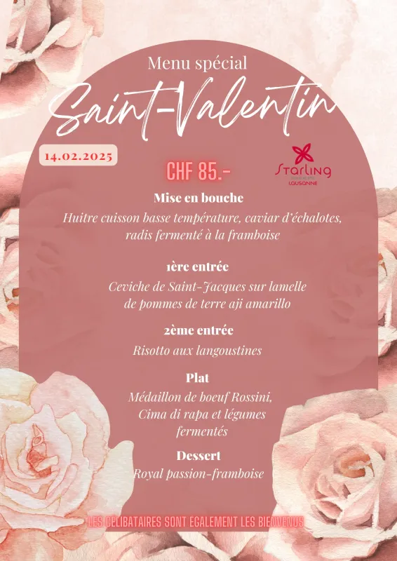 Menu Médaillon de bœuf Rossini, cima di rapa et légumes fermentés : Osteria 31