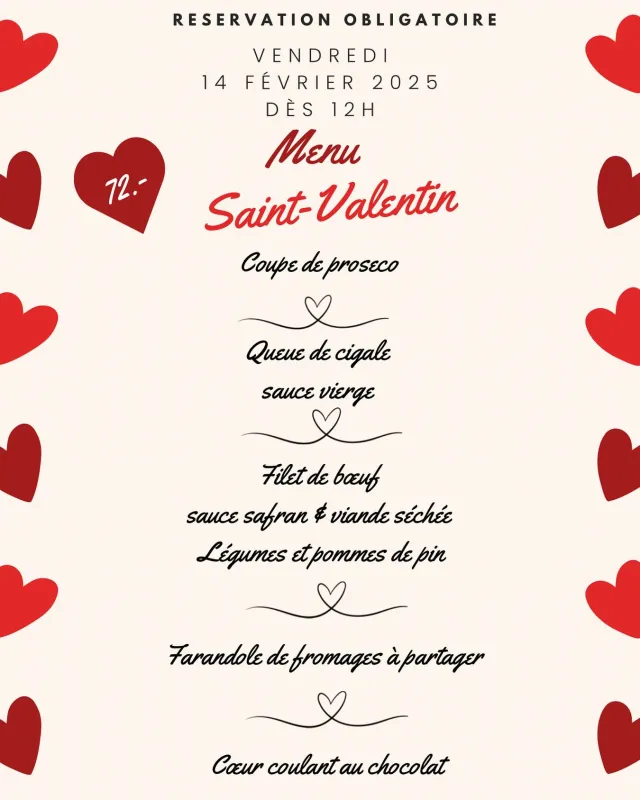 Menu Filet de bœuf, sauce safran et viande séchée, légumes et pommes de pin : Restaurant Golf Aigle