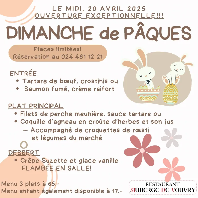 Menu Coquille d’agneau en croûte d’herbes et son jus, croquettes de rösti et légumes du marché : Auberge de Vouvry