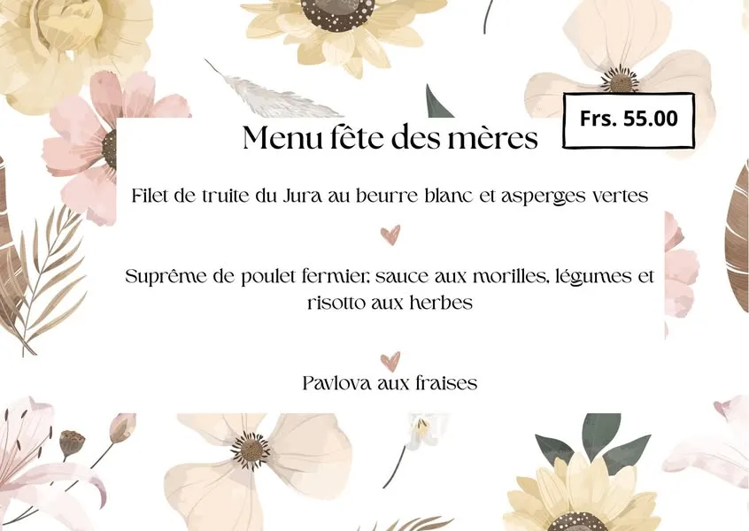 Menu Suprême de poulet fermier, sauce aux morilles, légumes et risotto aux herbes : Brasserie L'indus