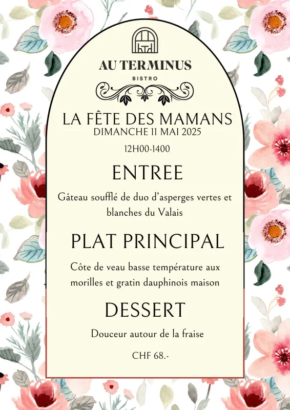 Menu Côte de veau basse température aux morilles et gratin dauphinois maison : Au Terminus