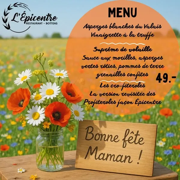 Menu Suprême de volaille, sauce aux morilles, asperges vertes rôties, pommes de terre grenaille confites : L'Épicentre