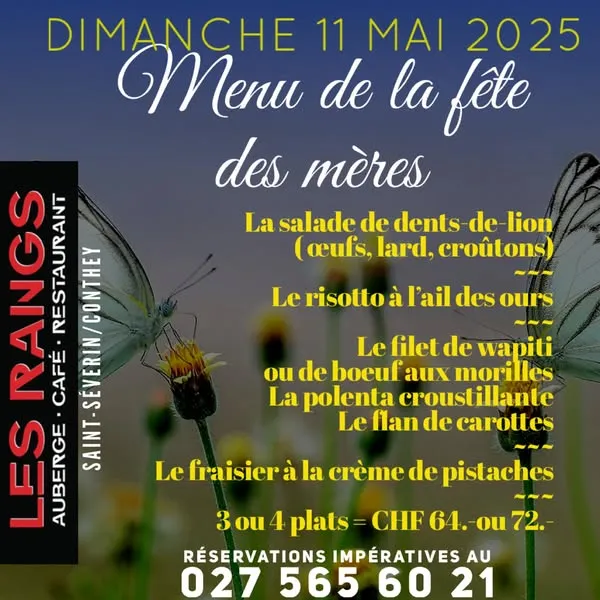 Menu Filet de wapiti ou de bœuf aux morilles, polenta croustillante, flan de carottes : Auberge restaurant Les Rangs