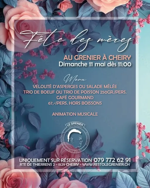 Menu Trio de bœuf ou trio de poisson : Restaurant le Grenier