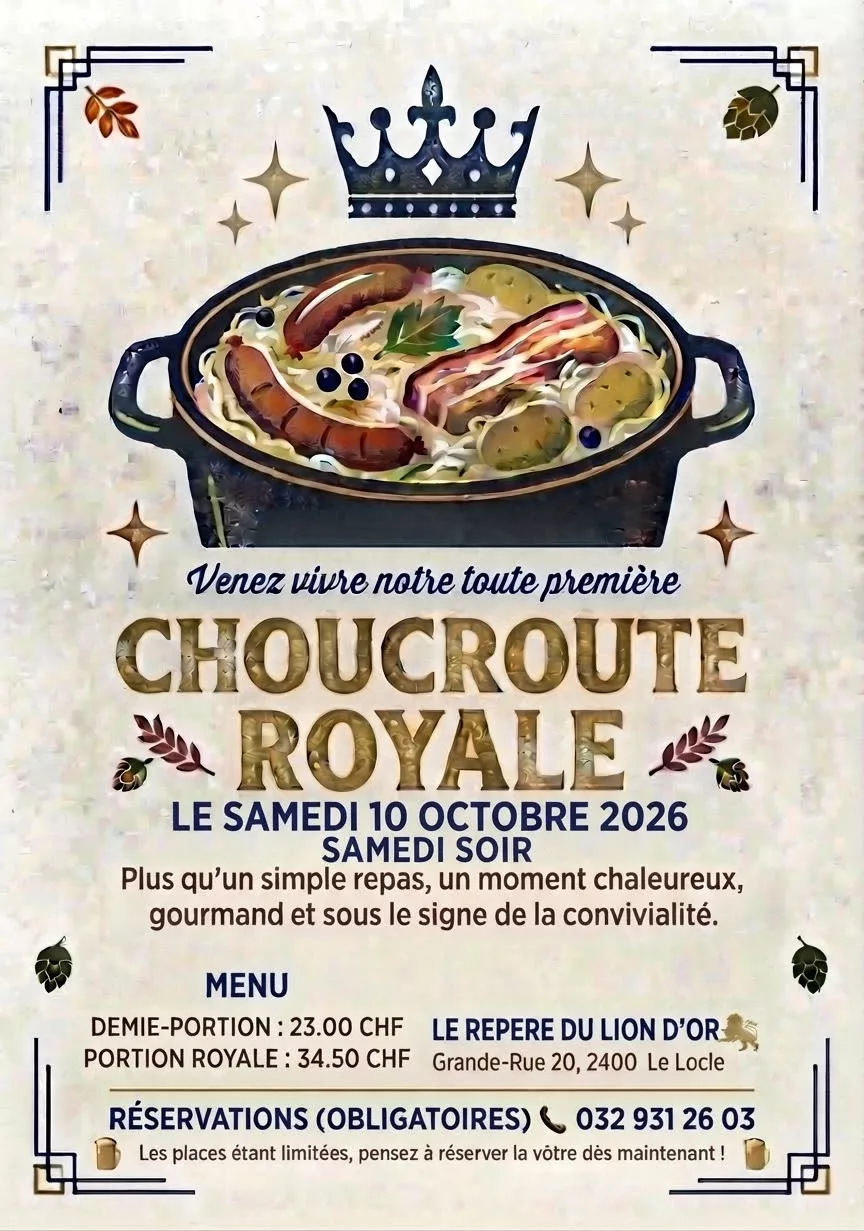 Notre prochaine soirée spéciale